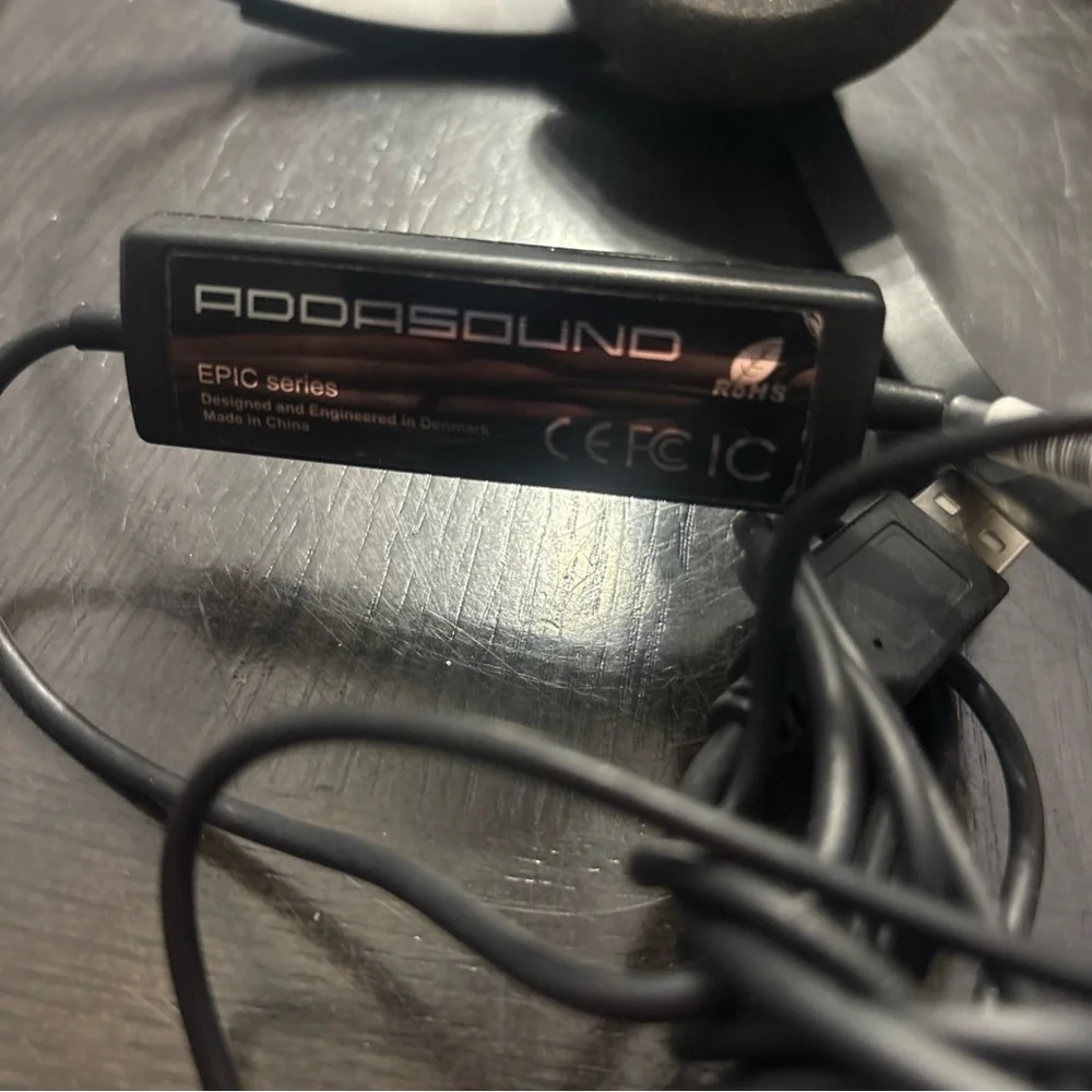Addasound Epic 302 Wired USB Mono Headset Tested and Working
